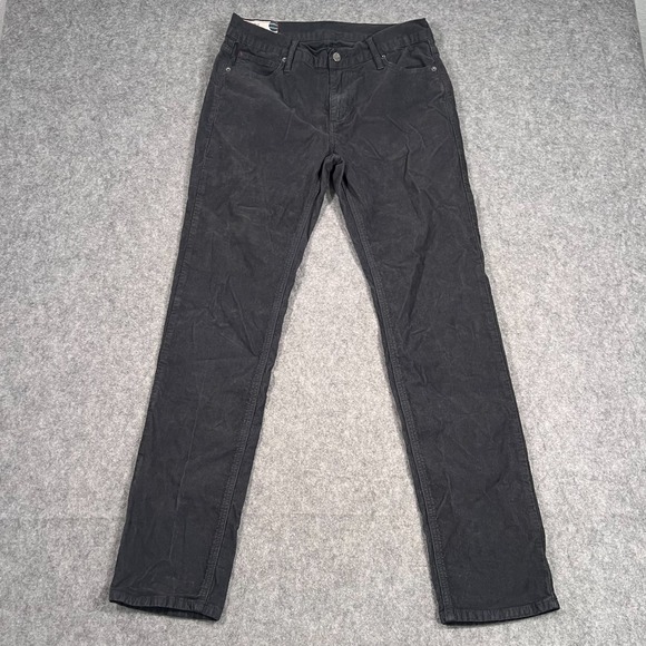 Marine Layer Mens Black Skinny Corduroy Pants Marine Layer Black